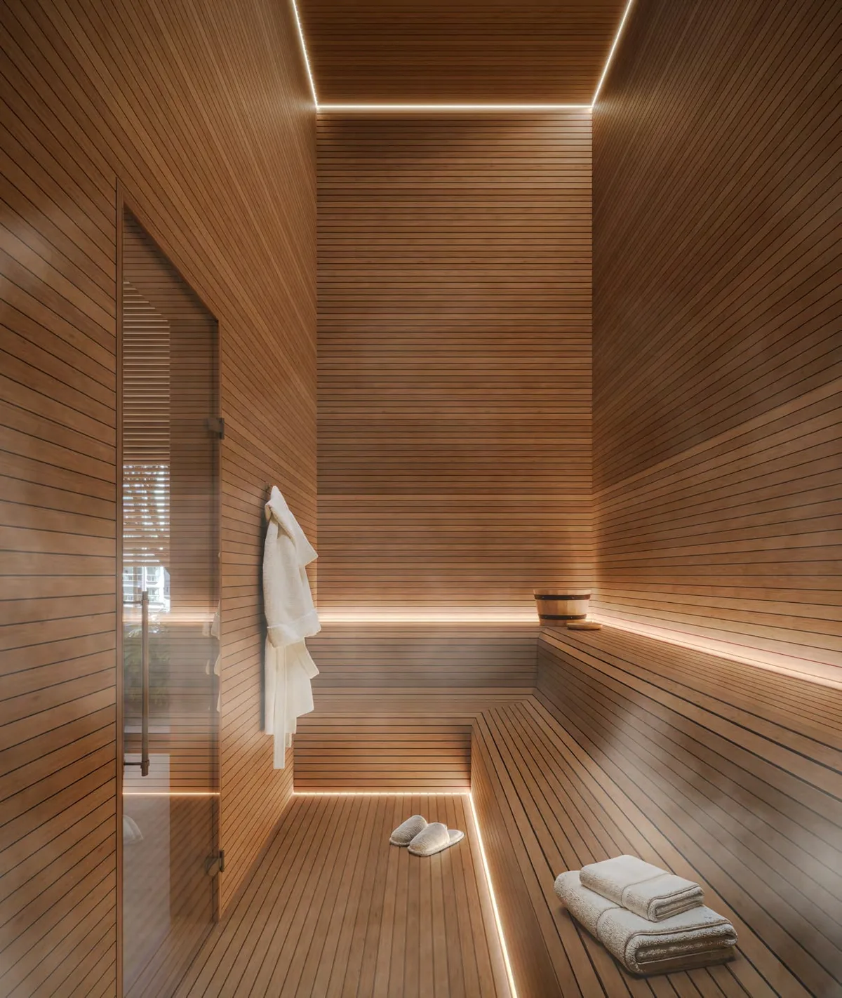 Sauna do Edifício Clarté