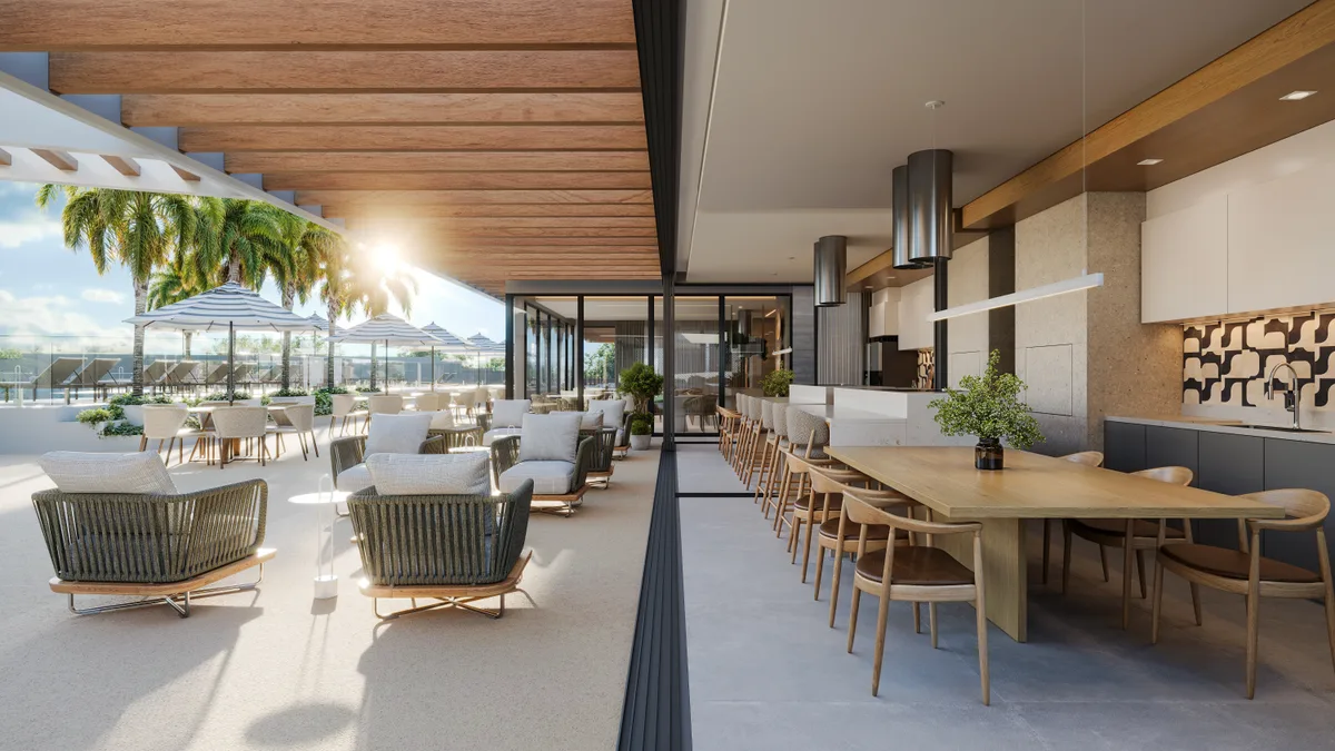 Espaço gourmet do High Tower