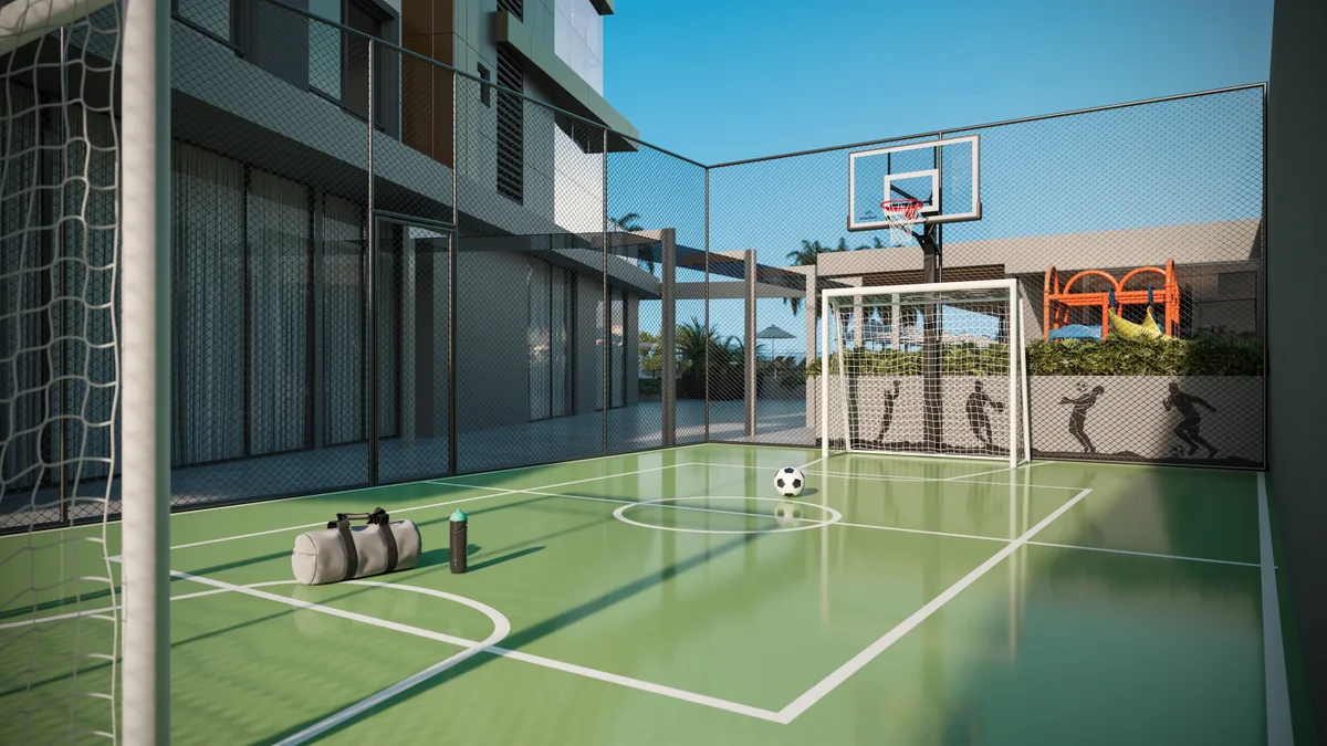 Quadra recreativa do High Tower