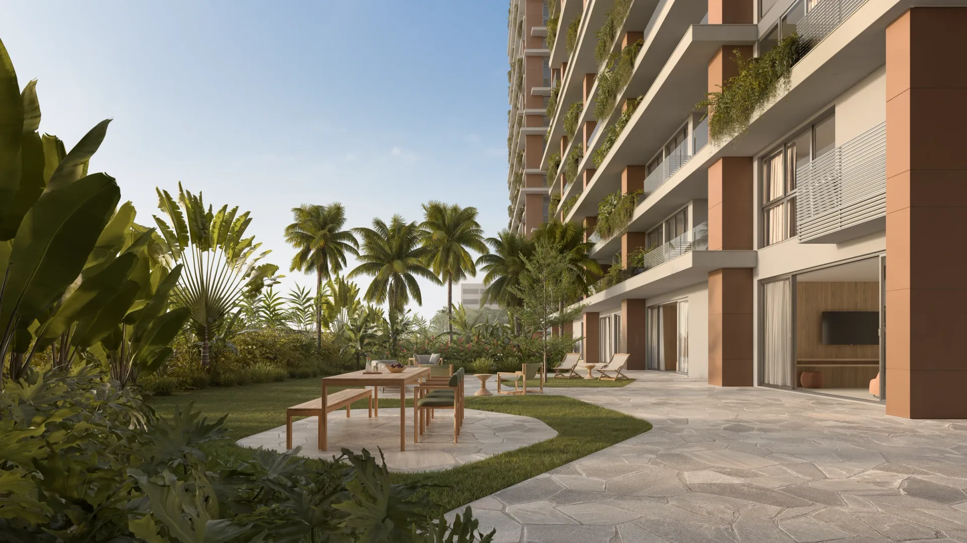 Estar festas externo do Isla Residencial Clube