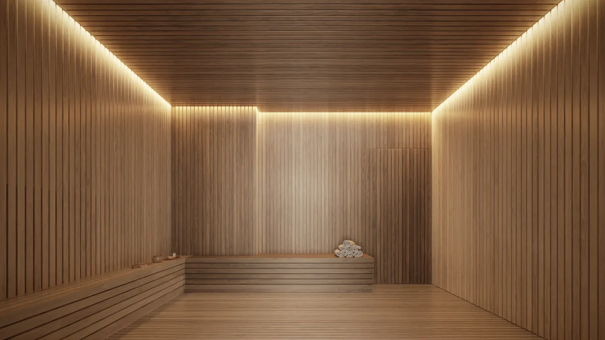 Sauna do Isla Residencial Clube