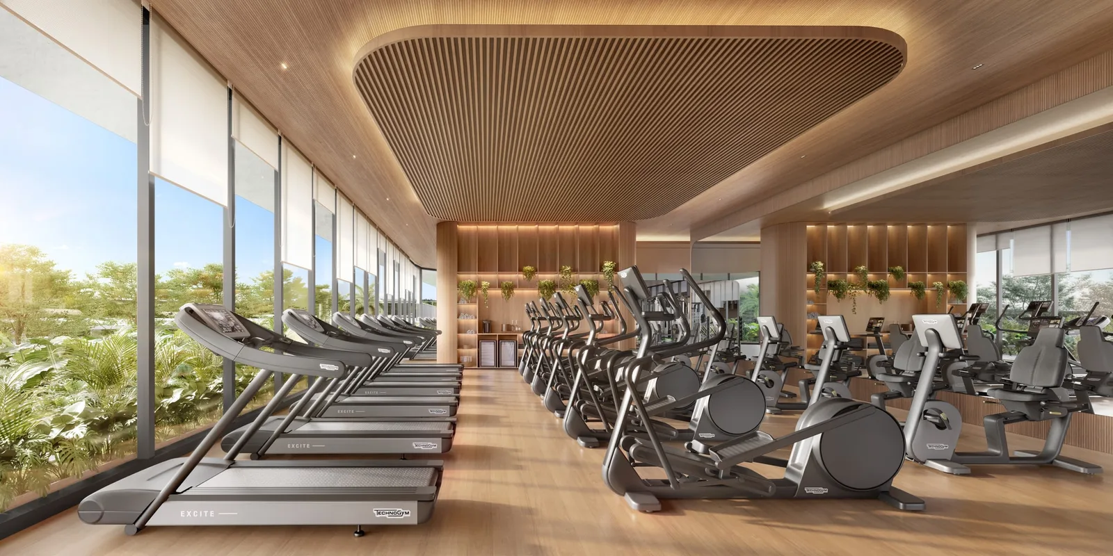 Espaço fitness do Condomínio Mirra